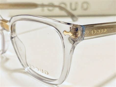 gucci translucent glasses|gucci clear reading glasses.